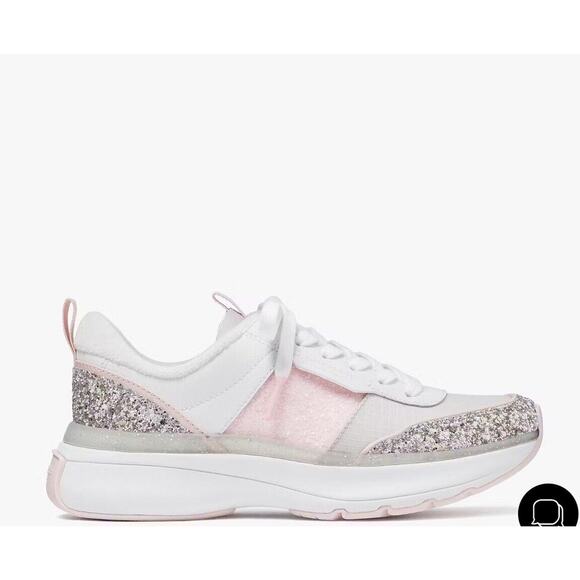 Kate Spade New York Flash Glitter Cloud Sneakers 10